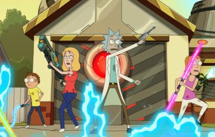 Een scene uit 'Ricka nd Morty'