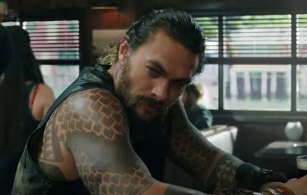 Jason Momoa in Aquaman 