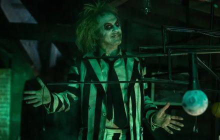 Een foto uit de trailer voor Beetlejuice Beetlejuice