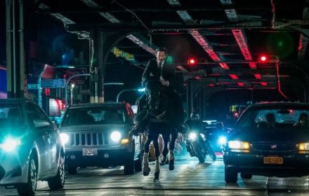 Een stunt in John Wick
