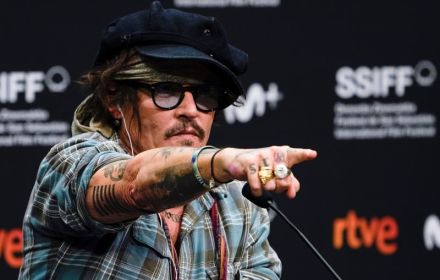 Een foto van Johnny Depp.
