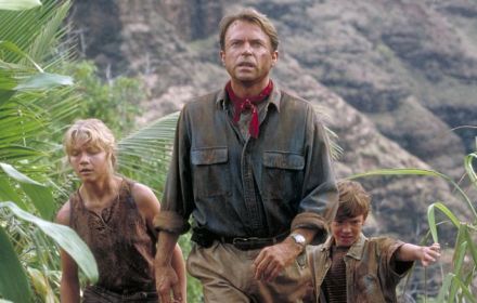 Sam Neill in Jurassic Park.
