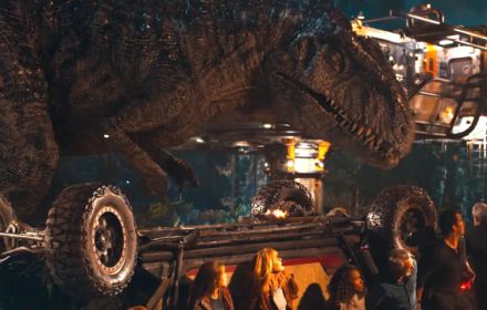 Een still uit Jurassic World: Dominion.