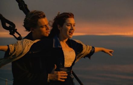 Een foto van Kate Winslet in Titanic