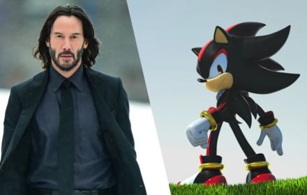 Een foto van Shadow en Keanu Reeves