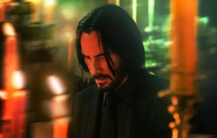 Een foto van Keanu Reeves in John Wick.