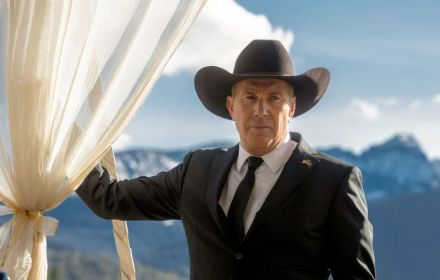 Een foto van Kevin Costner in Yellowstone