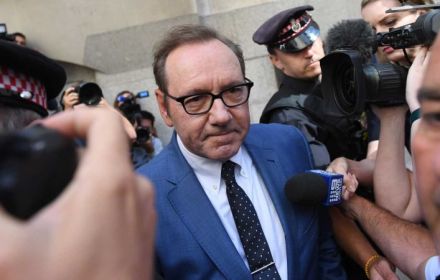 Kevin Spacey bij de rechtszaak