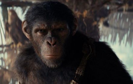 Still uit 'Kingdom of the Planet of the Apes'