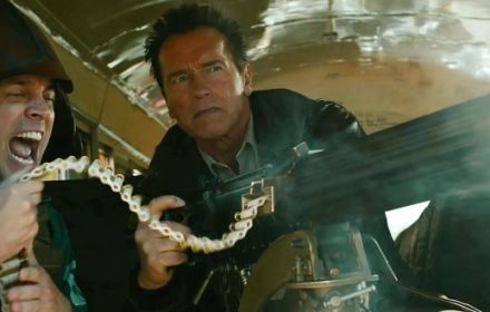 Een scene uit The Last Stand.