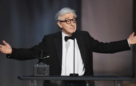 Een foto van Woody Allen.