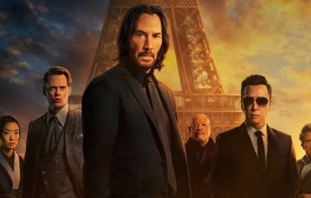 Een foto van Keanu Reeves als John Wick.