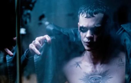 Een foto van Bill Skarsgård in The Crow