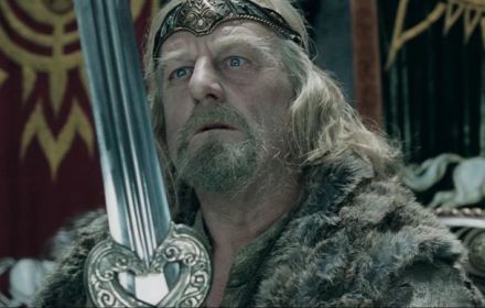 Bernard Hill als Koning Theoden