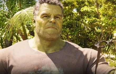 Een foto van Mark Ruffalo als De Hulk.