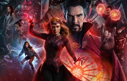 Een poster voor Doctor Strange in the Multiverse of Madness.