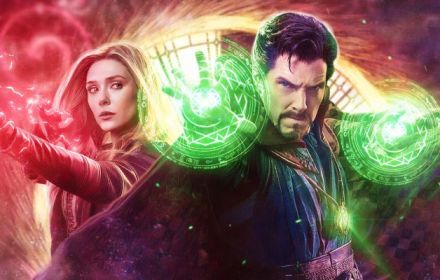 Doctor Strange en Scarlet Witch.