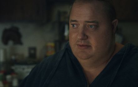 Een foto van Brendan Fraser in The Whale.