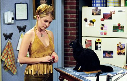 Een foto van Hart als Sabrina in de originele serie.