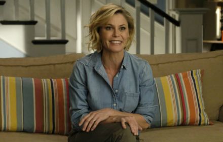 Een foto van Julie Bowen in Modern Family.