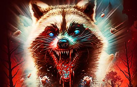 Een deel van de poster voor Crackcoon.