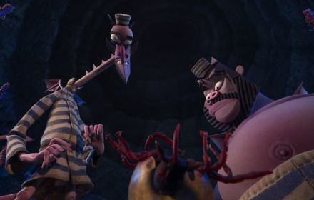 Een still uit de trailer voor Wendell & Wild.