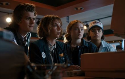 Een scene uit Stranger Things.