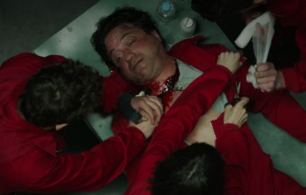 Scène uit La Casa de Papel