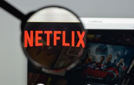 Netflix op laptopscherm
