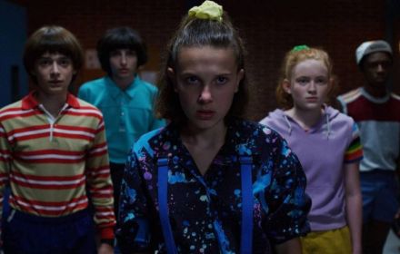 Scene uit Stranger Things