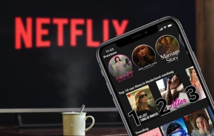 Netflix op telefoon