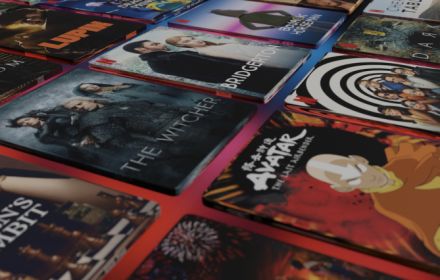 Logo van Netfix op gebouw