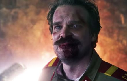 Hopper in Stranger Things