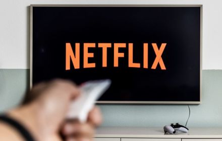 Een foto van het Netflix logo.