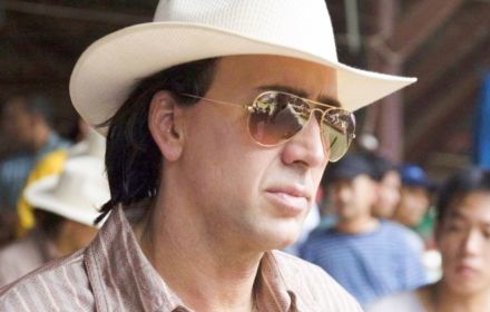 Nicolas Cage met westernhoed