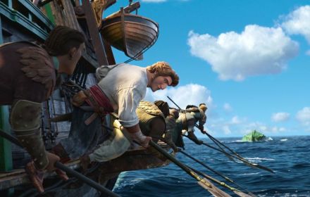 Een scene uit The Sea Beast