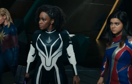 Een foto uit de trailer voor The Marvels