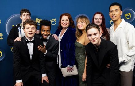 Een deel van de cast van Oogappels