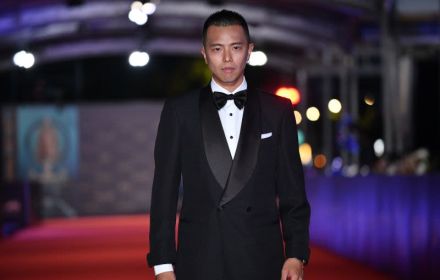 Alien Huang op rode loper