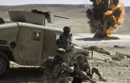 Scene uit The Hurt Locker