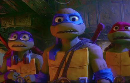 Een still uit de trailer voor 'Teenage Mutant Ninja Turtles: Mutant Mayhem'