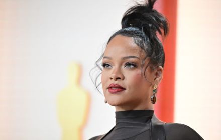 Een foto van Rihanna.