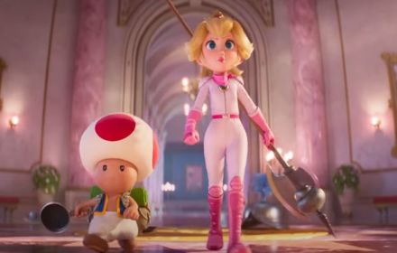 Peach en Toad in de trailer voor The Super Mario Bros. Movie.