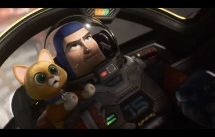 Een scene uit de trailer van Lightyear.