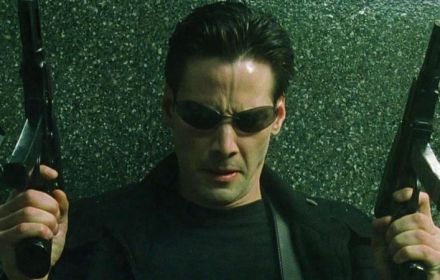 Keanu Reeves in Matrix