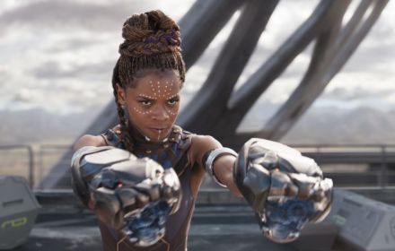 Letitia Wirght als Shuri in Black Panther.