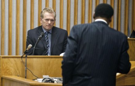 Randall Miller in de rechtszaal