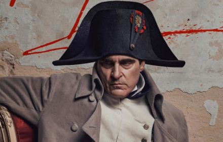 Een foto van Joaquin Phoenix in Napoleon