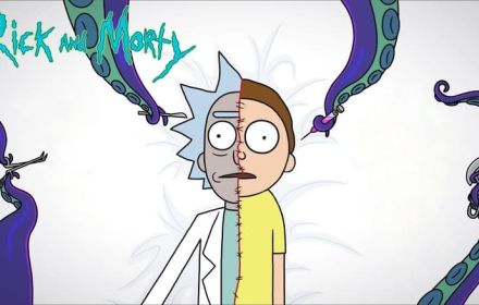 Een beeld uit 'Rick and Morty'