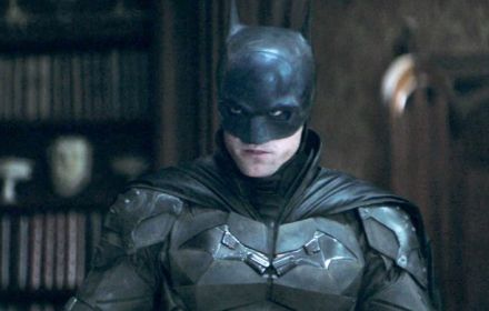 Robert Pattinson als The Batman.